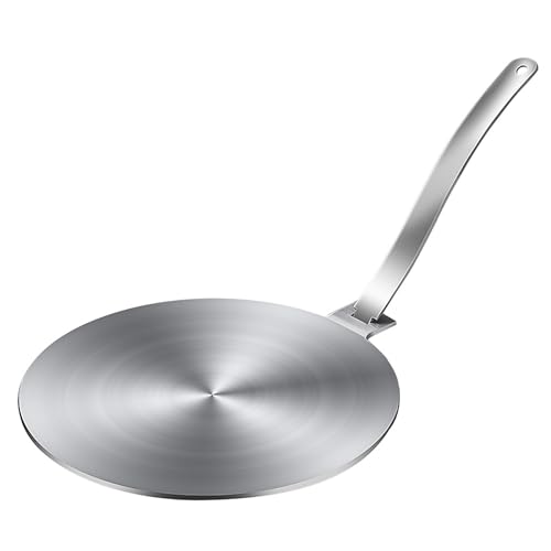 RoseFlower 28cm/11 Zoll induktion adapterplatte, adapterplatte für induktionsherd aus Edelstahl, induktion adapter Wärmediffusorplatte mit abnehmbarem Griff RoseFlower 28cm/11 Zoll induktion adapterplatte, adapterplatte für induktionsherd aus Edelstahl, induktion adapter Wärmediffusorplatte mit abnehmbarem Griff von RoseFlower