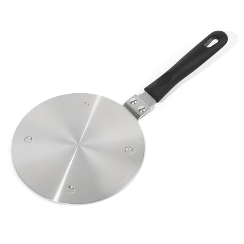 RoseFlower Induktionsadapter, 20cm/7.87“ Abnehmbare Bakelit-Wärmeleitplatte - Für Induktions-/Gasherd, Tragbares Kochfeld, Moka Pot Induktionsherd Adapterplatte, Kochplatte von RoseFlower