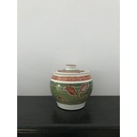 Dee Cee Honey Conserve Pot Wales Walisisch Rhyader Dragon Pottery Vintage von RoseInTheValleyStore
