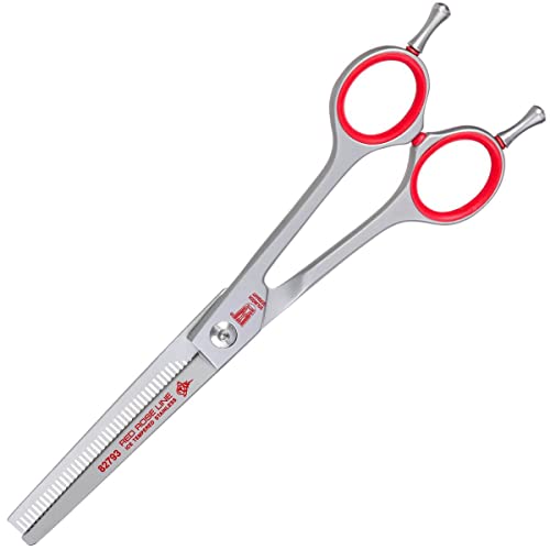 Roseline Red Stainless Steel Professional Thinning Scissors, 6.5" von Roseline