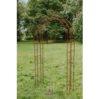 Rosenbogen Lena Aus Metall 120 cm Edelrost von RosenbogeGartenkunst