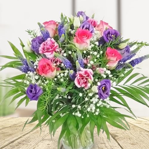 Blumenstrauß Freundschaft - Strauß inklusive gratis Grußkarte # Beste Freundin # Mutter # Oma von Rosenbote