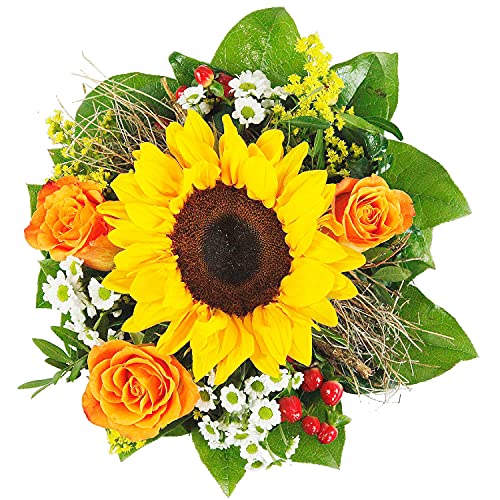 Blumenstrauß - Sonnenblumen - Mit echter Sonnenblume von Rosenbote