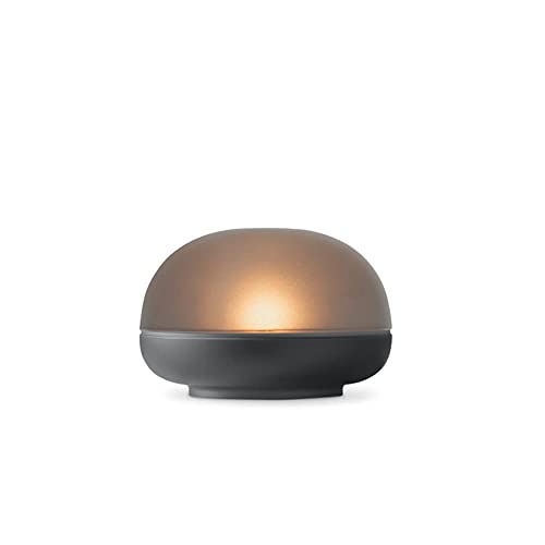 Rosendahl Soft Spot LED Lampen aus Hand gefertigtem gefärbtem Glas und Kunststoff in Smoke, Designer Beleuchtung für das Haus und den Garten, Ø9 cm von Rosendahl