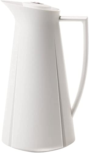 Rosendahl Isolierkanne 1,0 l Grand Cru klassisches Design Tastenfunktion, Weiss von Rosendahl