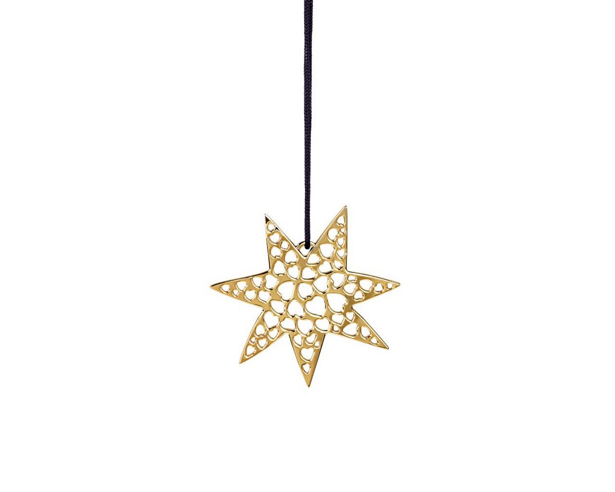 Rosendahl Christbaumschmuck Weihnachtsbaumschmuck Herzstern vergoldet von Rosendahl