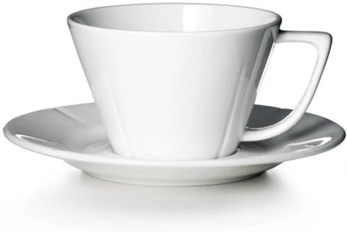 Rosendahl Teetasse mit Untertasse 28 cl Grand Cru klassisch klare Linien, Weiss von Rosendahl