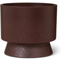 Rosendahl - Übertopf Recycelt, Ø 19 cm, bordeaux von Rosendahl