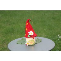 Wichtel Häuschen, Feenhaus, Elfenhaus, Märchenhaus, Filzlampe, Filzhäuschen, Filz, Gefilzt, Erdbeer Wichtel Häuschen, Feenhaus, Elfenhaus, Märchenhaus, Filzlampe, Filzhäuschen, Filz, Gefilzt, Erdbeer von Rosenfilz