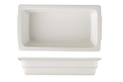 Atlantic Eimer Porzellan Fine China, Maße: 32,5 x 17,6 x 6,5 cm, GN 1/3 von Rosenhaus