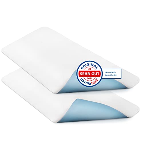 Rosenkern® Betteinlagen Inkontinenz Waschbar 150x90cm 2er Set - Qualität aus Deutschland - Wasserfeste Bettunterlage - Bis 2300ml/m² Saugkraft - Laufgitter Einlage - für Kinder & Erwachsene von Rosenkern