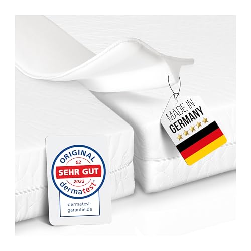 Rosenkern® Liebesbrücke für Matratzen 200 x 25 - [Qualität aus Deutschland] - Matratzen-Ritzenfüller aus einem Stück - Bettritzenfüller - Matratzenkeil für Matratzen & Topper ab 5 cm von Rosenkern