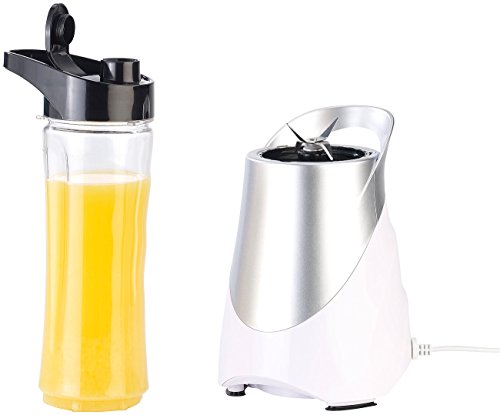Rosenstein & Söhne Smoothie Maker: 2in1-Standmixer inklusive Smoothie-Mix-Trinkbecher, 300 Watt, 600 ml (Shake Mixer, Smoothiemixer, Zitruspresse) von Rosenstein & Söhne