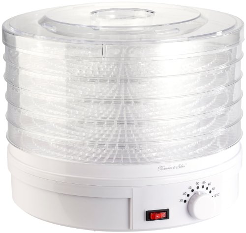 Rosenstein & Söhne Dörrgerät: Dörrautomat DH-25 mit 5 Dörr-Einsätzen (Dörrapparat, Dehydrator, Dörrautomaten rosenstein Söhne) von Rosenstein & Söhne