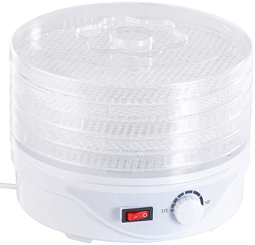 Rosenstein & Söhne Obsttrockner: Kompakter Dörrautomat DH-25.k mit 5 Dörr-Einsätzen, 245 Watt (Dörrapparat, Doerrautomat, Einkochautomat) von Rosenstein & Söhne