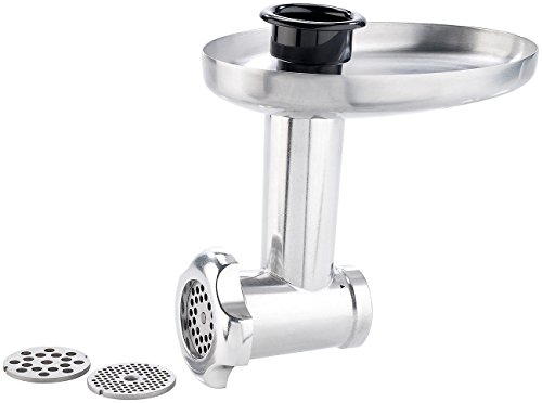 Rosenstein & Söhne Zubehör zu Küchenmaschine Mixer: Fleischwolf-Aufsatz für Küchenmaschine KM-6618 (mit Mixaufsatz, Rührmaschinen mit Glasmixer, Aufsätze) von Rosenstein & Söhne