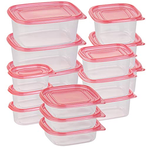 Rosenstein & Söhne Gefrierdosen: 30-teiliges Frischhaltedosen-Set BASIC, BPA-frei (15 Dosen) (Gefrierdosen Set, BPA frei, stapelbar) von Rosenstein & Söhne