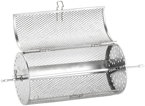Rosenstein & Söhne Zubehör zu Heißluft Grillkorb: Grillkorb, rund, für Halogen-Konvektionsofen HK-14.l (für Backofen, Heißluft Fritteuse, Popcorn) von Rosenstein & Söhne