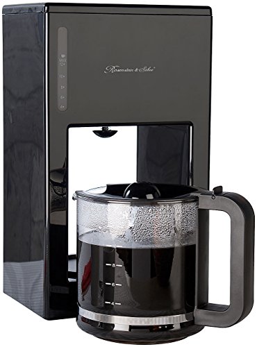 Rosenstein & Söhne Filterkaffeemaschine: Moderne Design-Kaffeemaschine für bis zu 12 Tassen, 1.000 Watt (Design Filterkaffeemaschine, Kaffeeautomat, Filterkaffee) von Rosenstein & Söhne