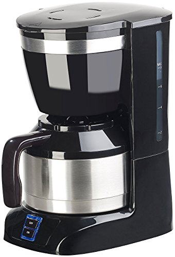 Rosenstein & Söhne Kaffeemaschine: Filterkaffee-Maschine mit Isolierkanne, 1 Liter, 8 Tassen, 800 Watt (Kaffeemaschine mit Isolierkanne, Kaffeefiltermaschinen, Kaffeebereiter) von Rosenstein & Söhne