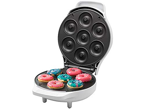 Rosenstein & Söhne Donutmaker: Mini-Donut-Maker, antihaftbeschichtet, 1.000 Watt (Mini Donut Maschine, Donut Maschine für Zuhause, Waffeleisen) von Rosenstein & Söhne