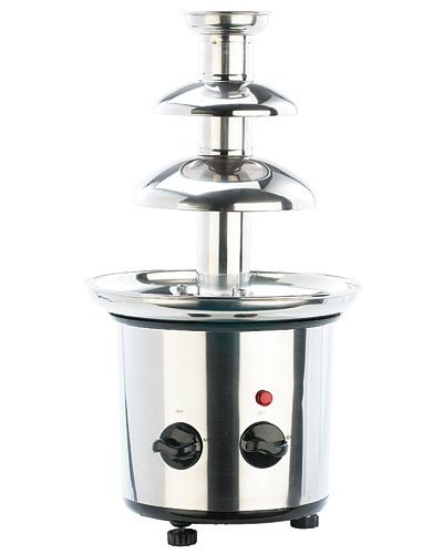 Rosenstein & Söhne Schokobrunnen: Schokoladen-Brunnen aus rostfreiem Edelstahl, 250 Watt (Schokoladebrunnen, Schokobrunnen Schokolade, Zimmerbrunnen) von Rosenstein & Söhne