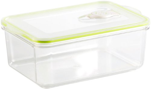 Rosenstein & Söhne Vakuum Box Lebensmittel: Vakuumier-Box für Handvakuumierer, 1,3 Liter Volumen, 21,5 x 13,8 cm (Vakuumierdose, Frischhaltedose, Vakuumbeutel) von Rosenstein & Söhne