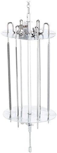 Rosenstein & Söhne Zubehör zu Halogen-Ofen: Grillspieß für Halogen-Konvektionsofen HK-14.l (Heißluft-Ofen, & Zubehör, Grillkorb) von Rosenstein & Söhne