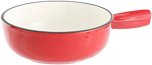 Rosenstein & Söhne Käsefonduetopf: Käsefondue-Topf aus Gusseisen, 24 cm (Käsefondue Topf Induktion, Fondue Topf Induktion, induktionsgeeignet) von Rosenstein & Söhne