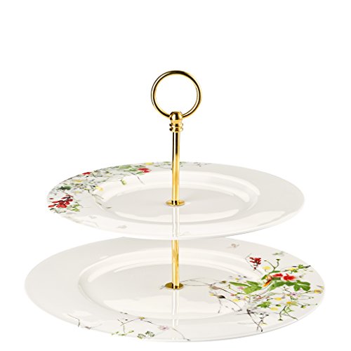 Rosenthal Brillance Fleurs Sauvages Etagere 2-tlg mit Fahnentellern von Rosenthal