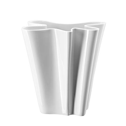Rosenthal Vase Flux Weiss 26 cm von Rosenthal
