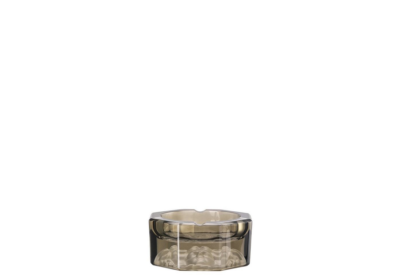 Rosenthal meets Versace Aschenbecher Medusa Lumiere Haze 13 cm Kristall von Rosenthal meets Versace