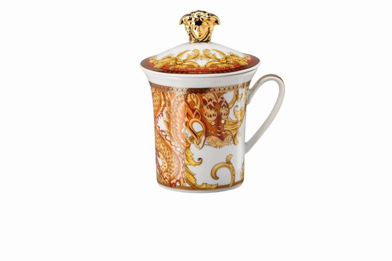 Rosenthal meets Versace Dekobecher Rosenthal Versace 30 Jahre - Becher mit Deckel 'Asian Dream - 2012' von Rosenthal meets Versace
