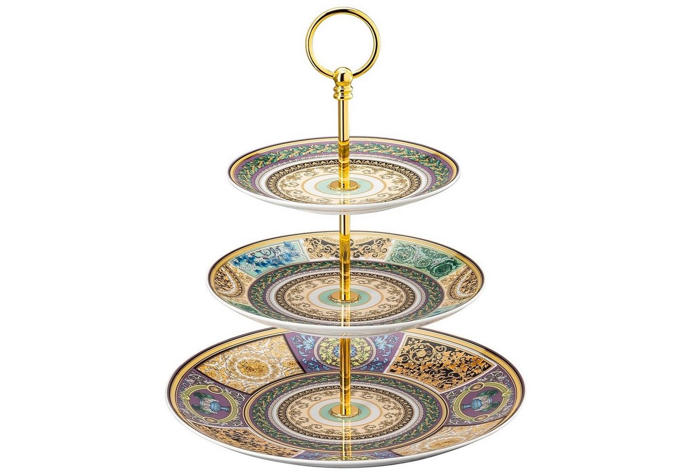 Rosenthal meets Versace Dekoetagere Barocco Mosaic Etagere 3-tlg. (3 St) von Rosenthal meets Versace