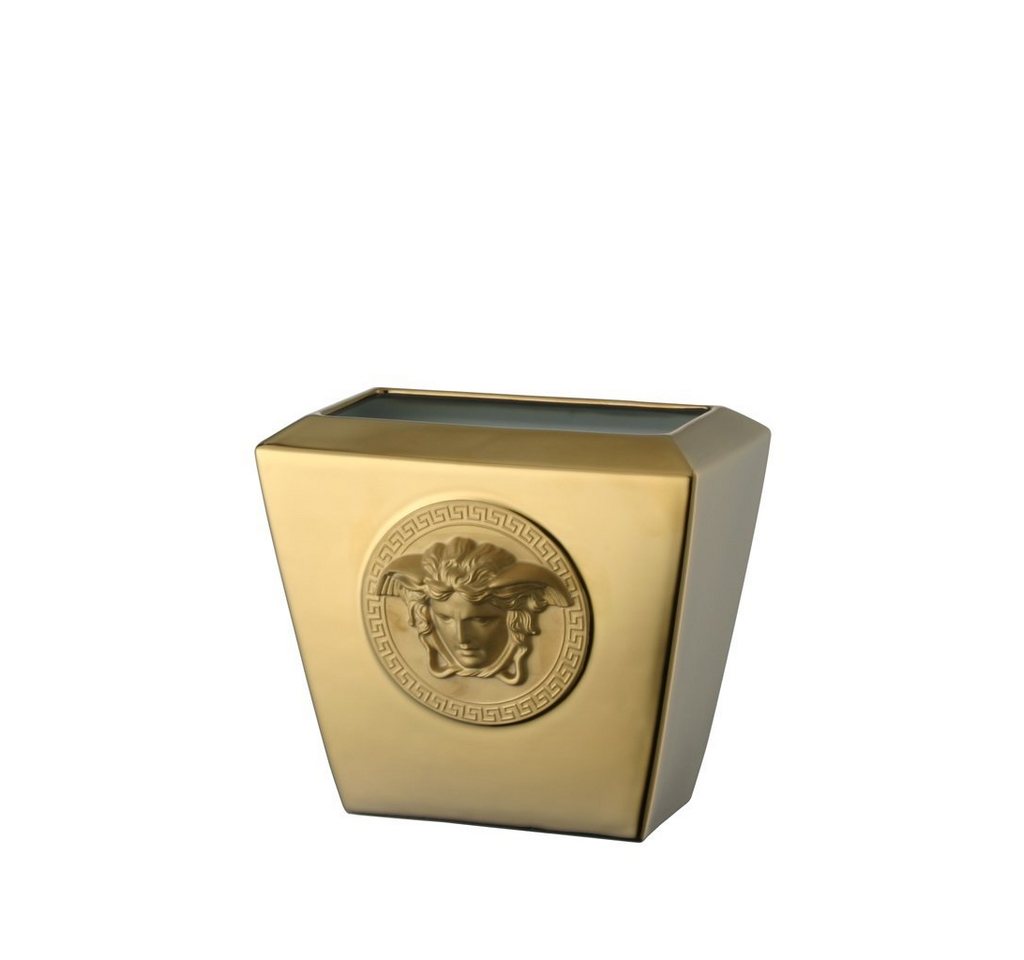 Rosenthal meets Versace Dekovase Medusa gold Vase 18 cm von Rosenthal meets Versace