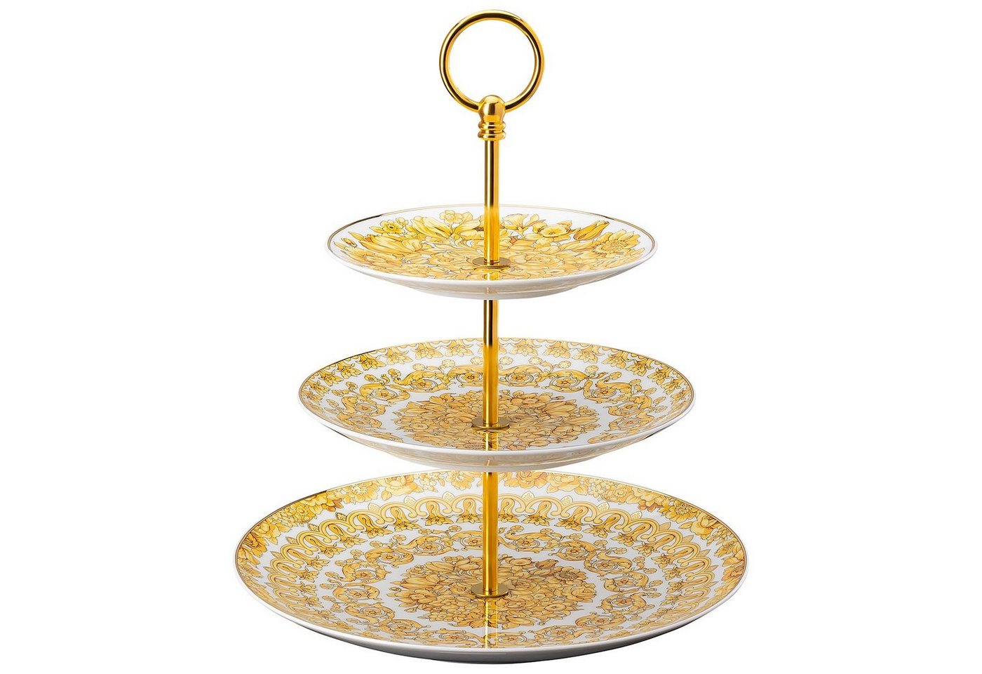 Rosenthal meets Versace Etagere Versace Medusa Rhapsody Etagere 3-tlg., Porzellan, (3-tlg) von Rosenthal meets Versace