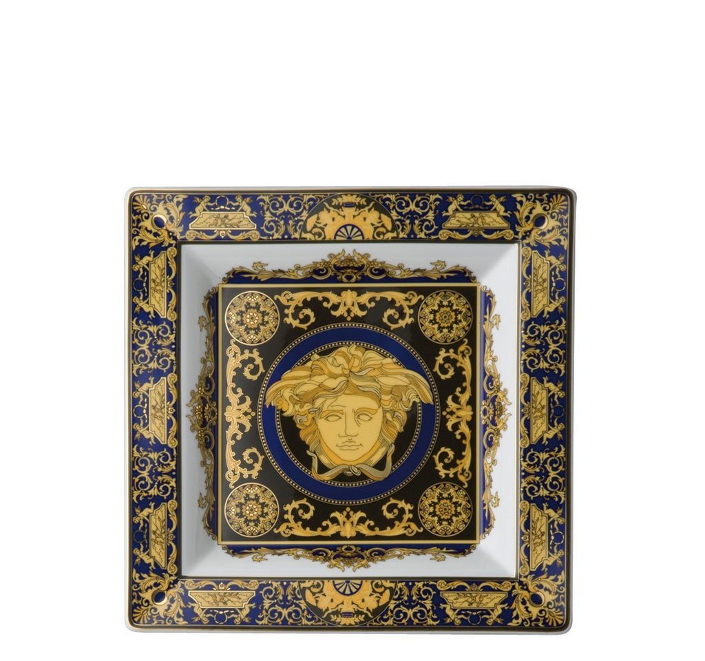 Rosenthal meets Versace Schale 22 cm Geschenkserie Medusa blue, Porzellan, (1-tlg) von Rosenthal meets Versace