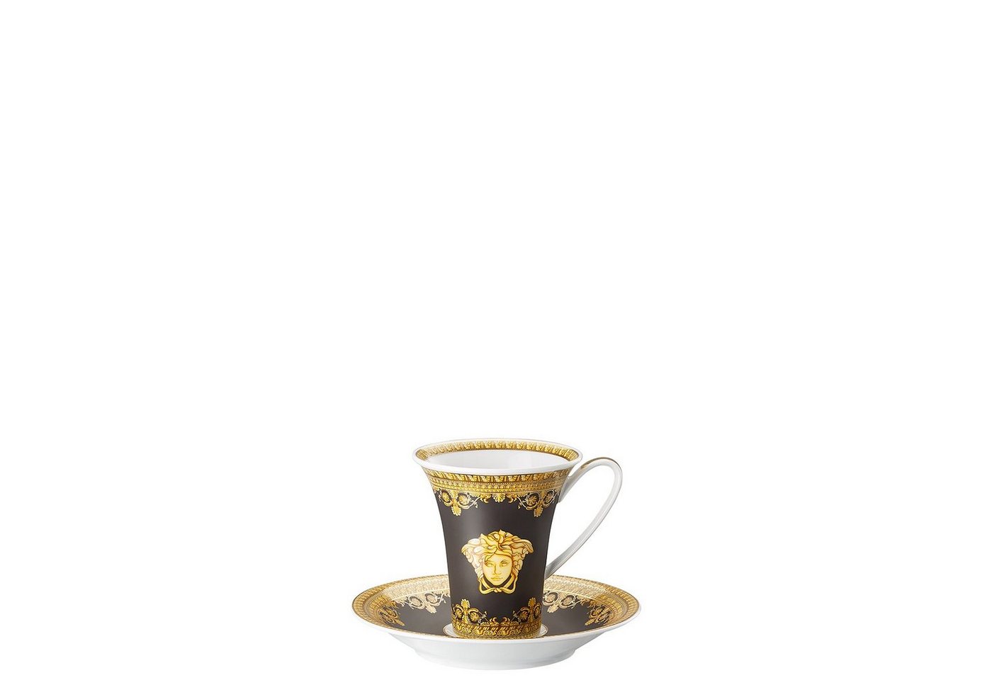 Rosenthal meets Versace Tasse Versace Baroque Nero Kaffeetasse 2-tlg., Porzellan von Rosenthal meets Versace