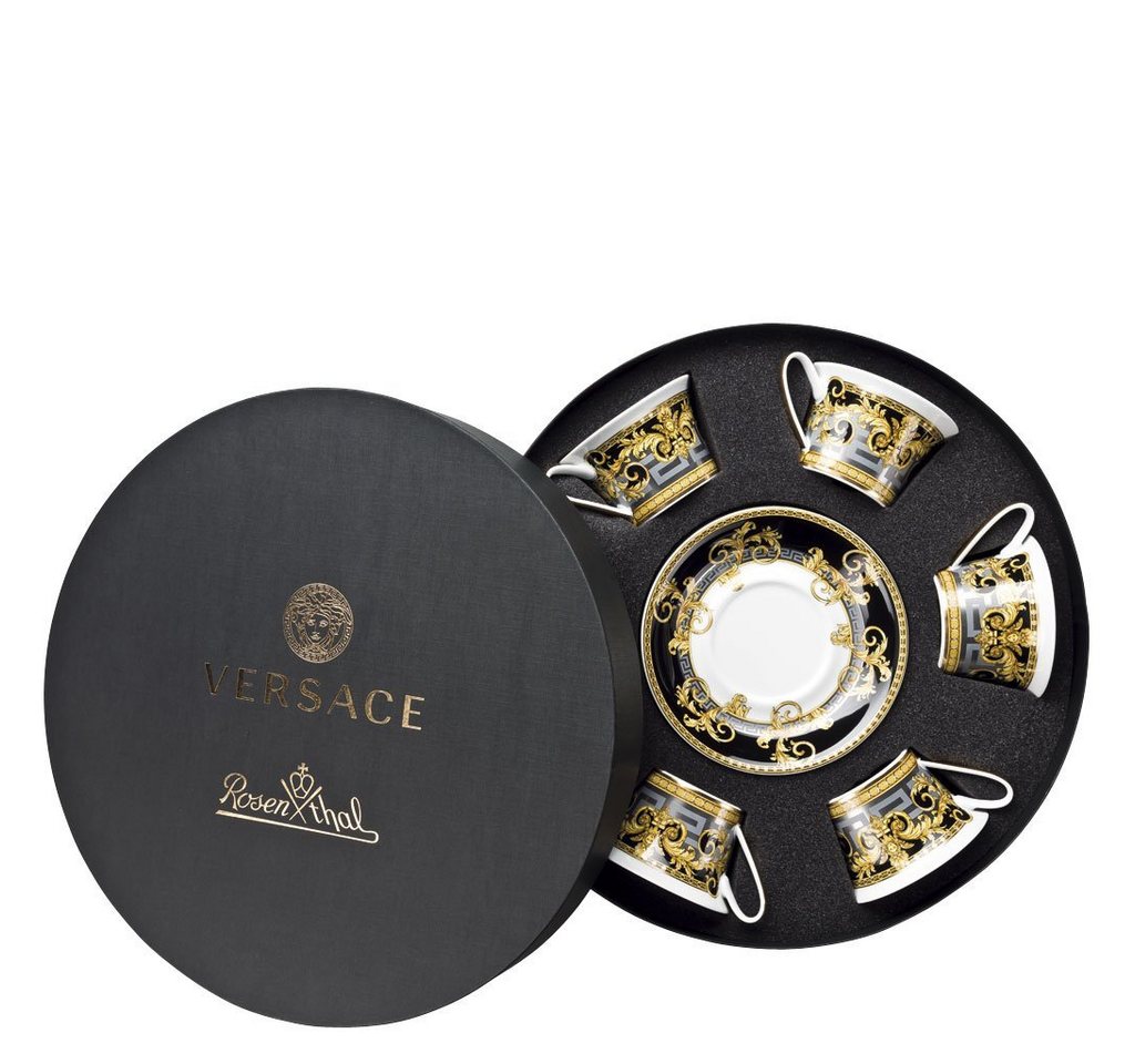 Rosenthal meets Versace Tasse Versace Prestige Gala Set 6 Teetassen, Porzellan von Rosenthal meets Versace