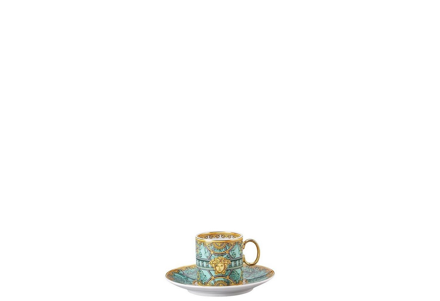 Rosenthal meets Versace Tasse Versace Scala Palazzo Verde Espressotasse 2-tlg., Porzellan von Rosenthal meets Versace