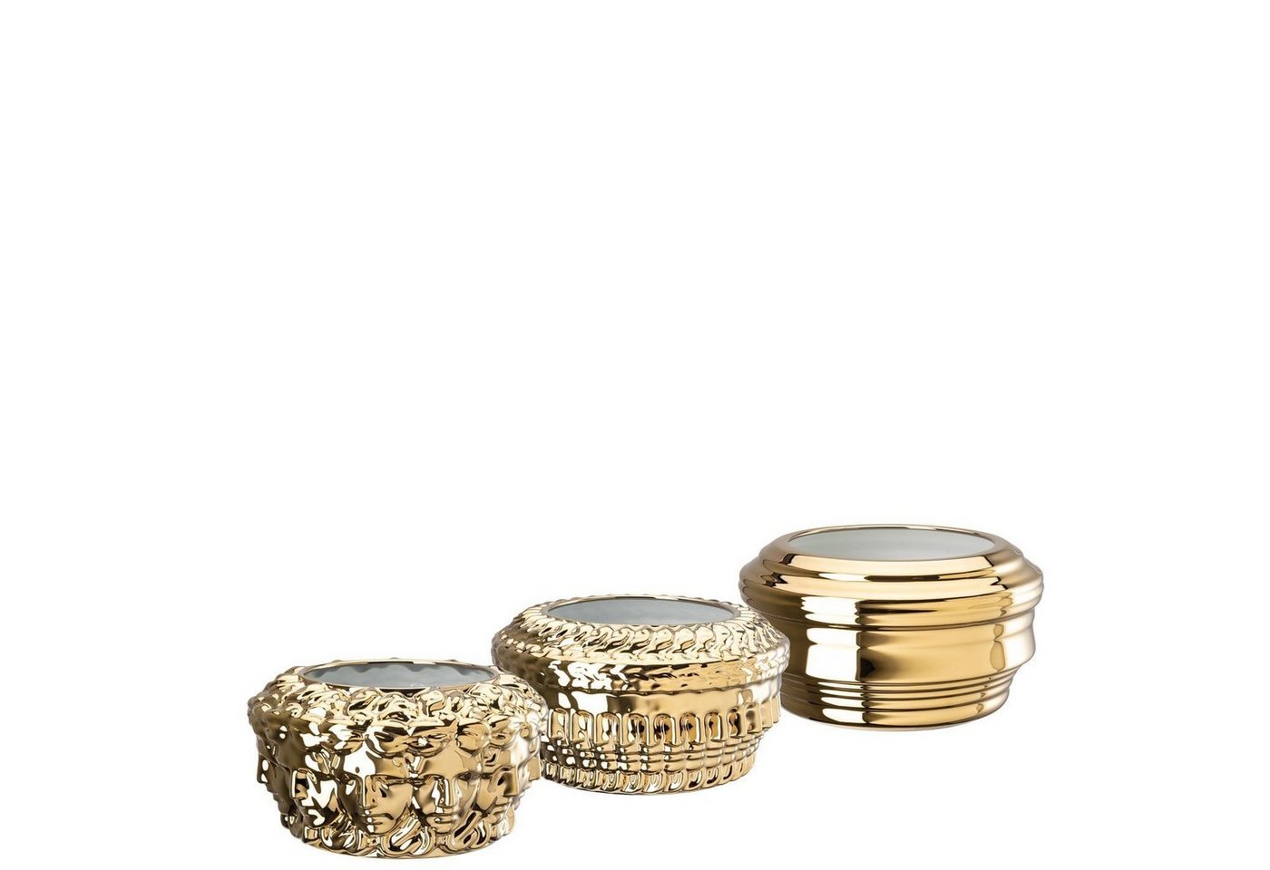 Rosenthal meets Versace Tischvase Euphoria Limited Set Gold Set 3 Vasen 13 cm (3 St) von Rosenthal meets Versace