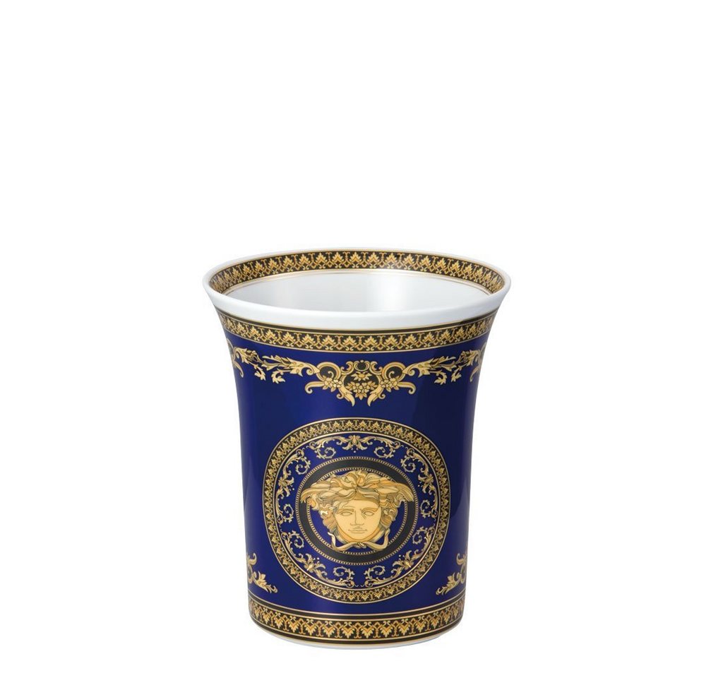 Rosenthal meets Versace Tischvase Vasenserie Medusa blue Vase 18 cm von Rosenthal meets Versace