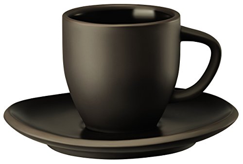 Junto Slate Grey Espressotasse mit Untertasse von Rosenthal