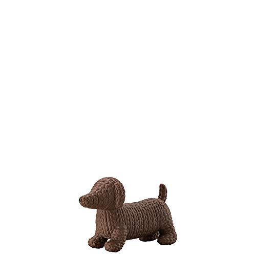 Rosenthal - Pets - Dekofigur, Figur - Dog Alfonso - Farbe: Macaroon Braun - Porzellan - Höhe: 5 cm von Rosenthal