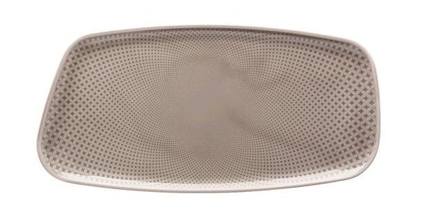 Platte 30x15 cm Junto Pearl Grey von Rosenthal