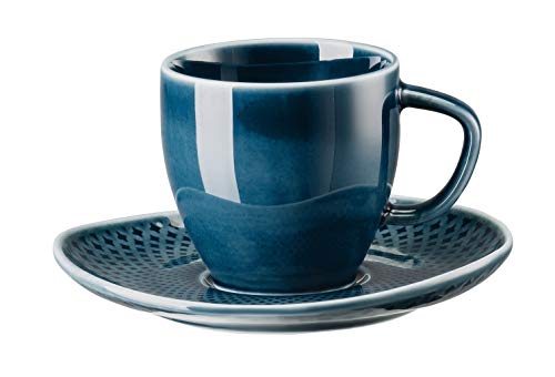 Junto Ocean Blue Espressotasse mit Untertasse von Rosenthal