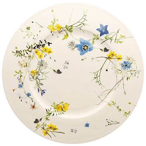 Rosenthal Brillance Fleurs des Alpes Platzteller 33 cm Fahne von Rosenthal