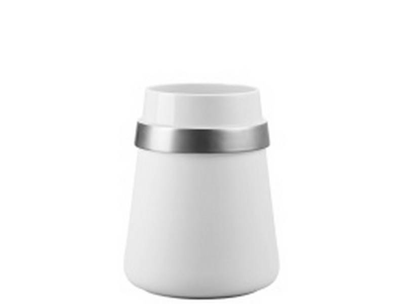 Rosenthal Dekovase Collana Vase Weiss-silber 22 cm von Rosenthal