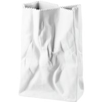 Rosenthal Do not litter Tütenvase 18 cm Weiss matt von Rosenthal