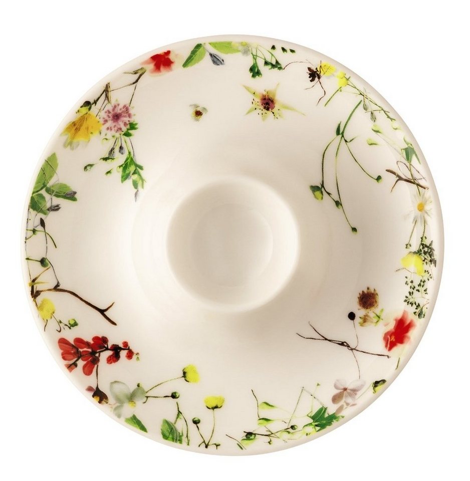 Rosenthal Eierbecher Brillance Fleurs Sauvages Eierbecher m. Ablage von Rosenthal